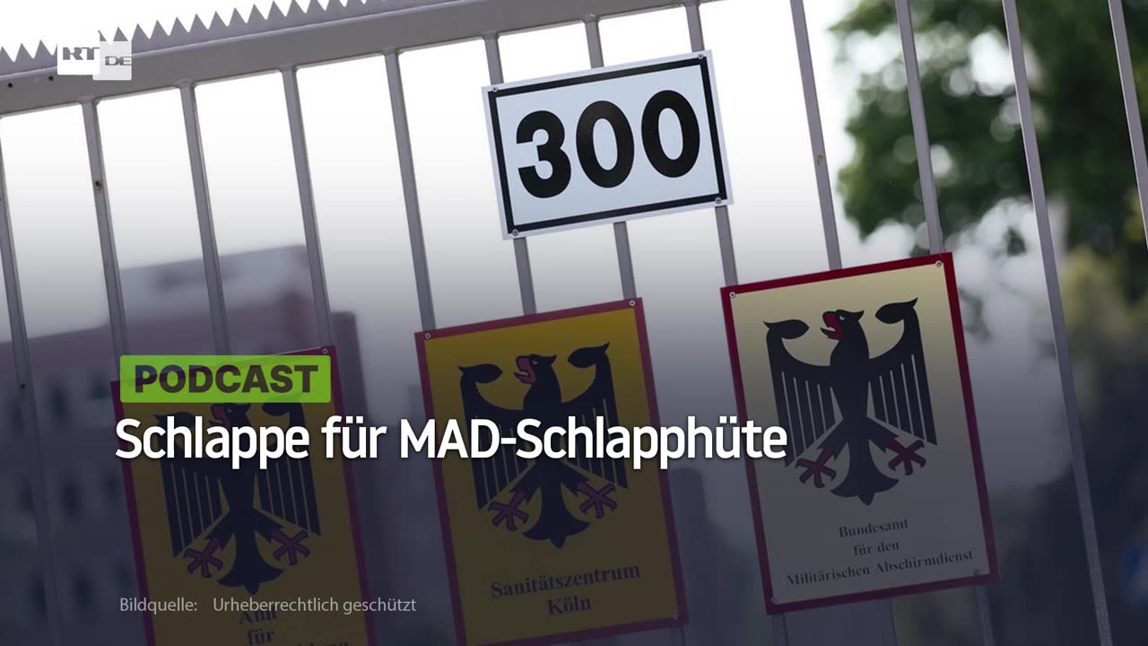 Schlappe für MAD-Schlapphüte