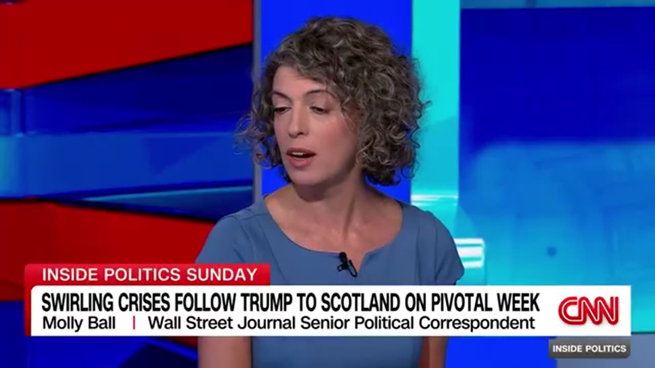 Swirling crises follow Trump to Scotland