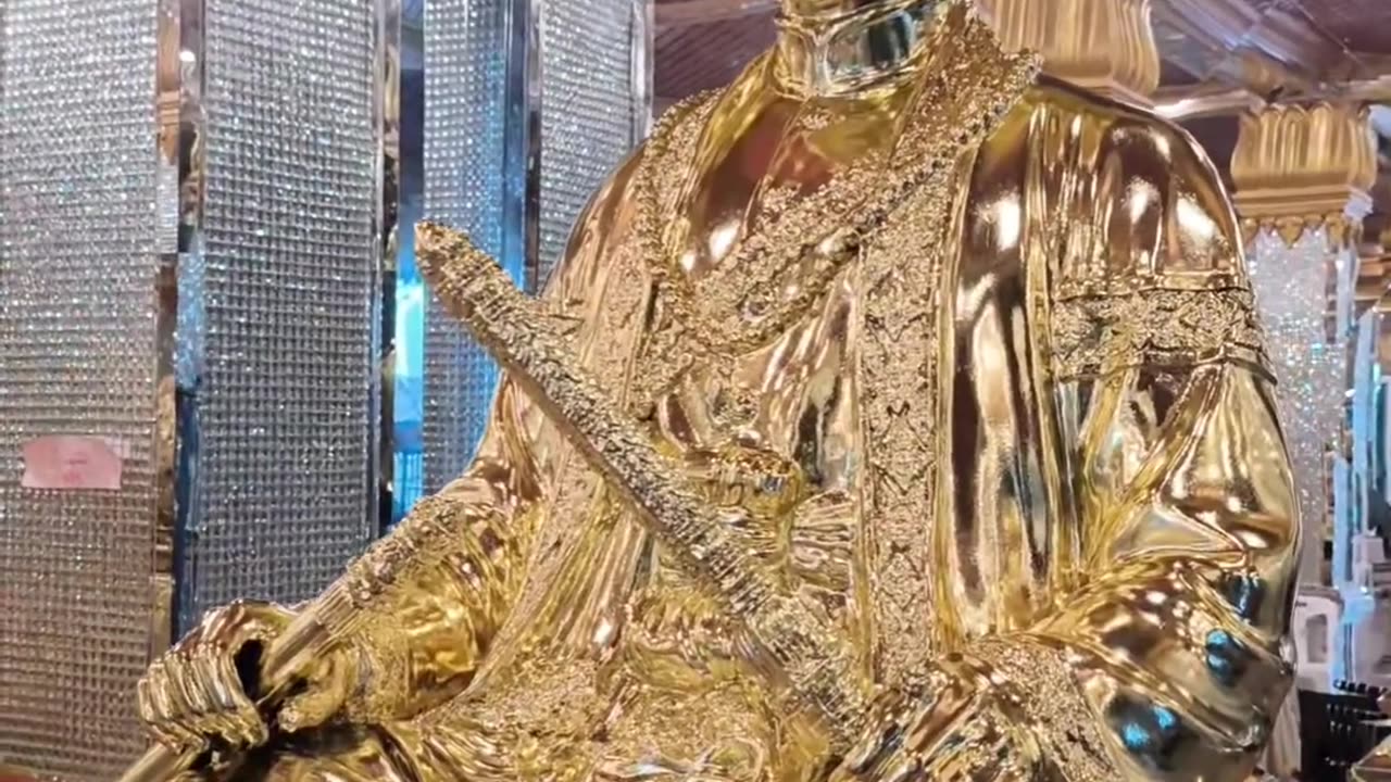 ปิดทองสมเด็จพระเจ้าตากสินมหาราช วัดวีระโชติฯ ฉะเชิงเทรา