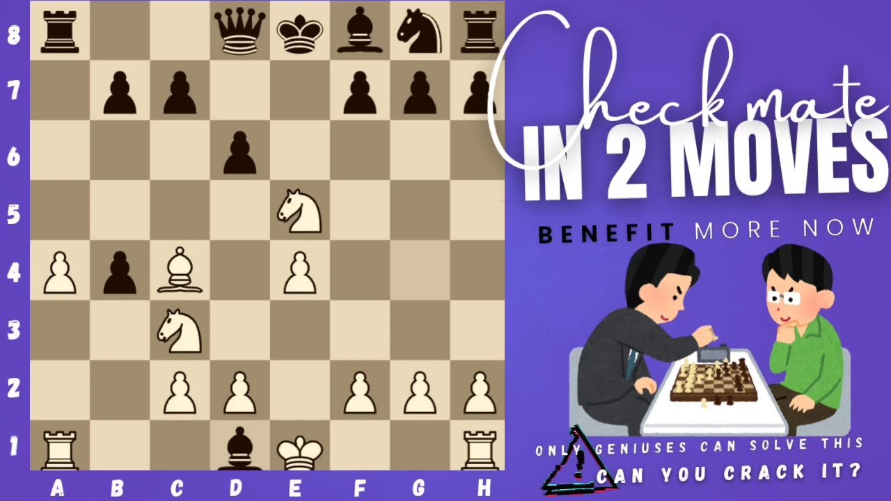 Can you checkmate in 2 moves? (P.5) (White to play)♟️