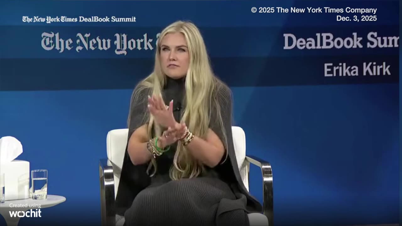 Erika Kirk Rejects Notion That Gun Violence Caused Husband's Assassination