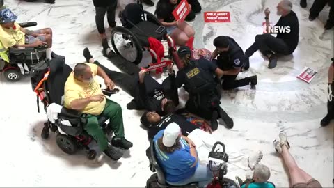 Protesters opposing President Trump’s ‘Big, Beautiful Bill’ are removed by Capitol Hill police