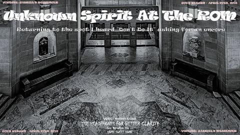 EVP Return To The ROM Asking For "Don't Do It" Afterlife Soul Spirit Communication