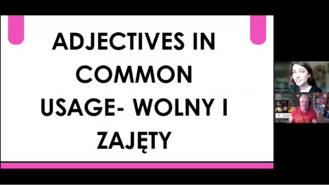 The Difference Between WOLNY And ZAJĘTY Part I