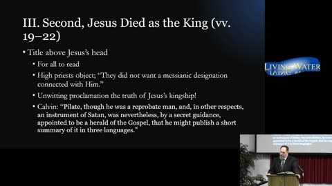 “The Crucifixion of Jesus” (John 19:17–30)