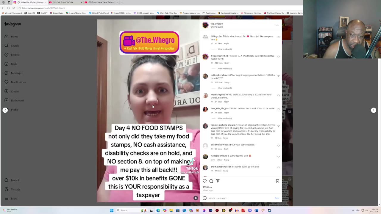 Angry Welfare Queen Enters Her Find Out Phase.