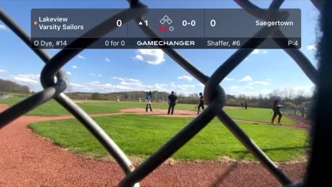 APRIL 23 2025 HIGH SCHOOL BASEBALL: Lakeview Sailors vs. Saegertown Panthers PART 1