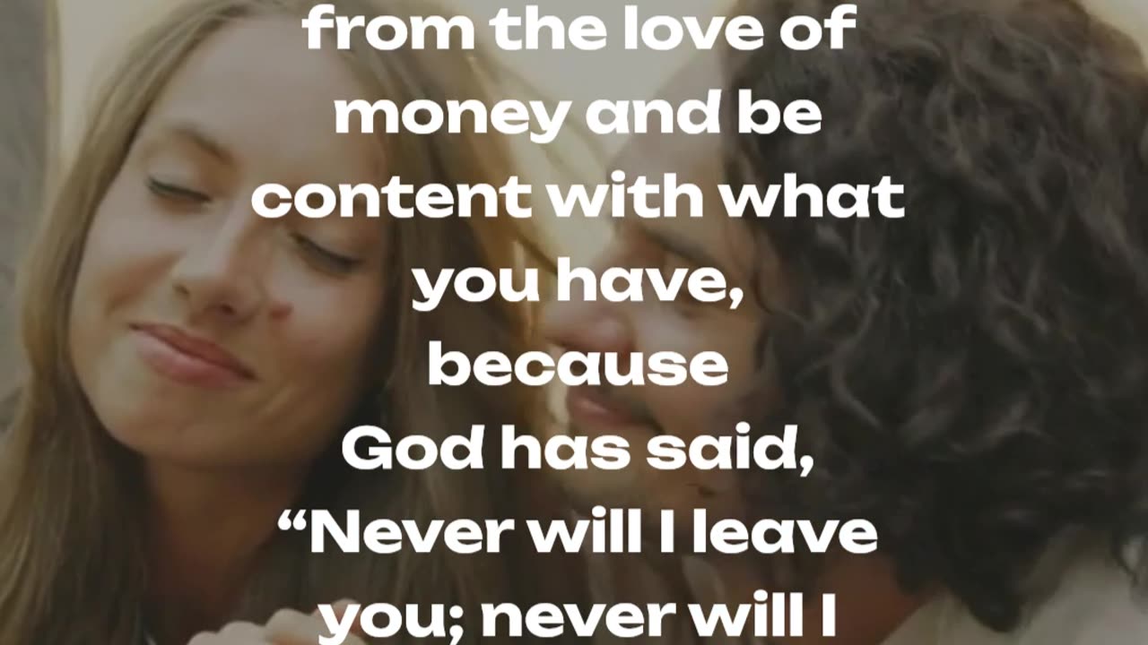 Hebrews 13:5