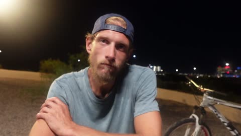 Robert 33 Has been "Roofless" for 8 years not homeless because home is where the heart is"