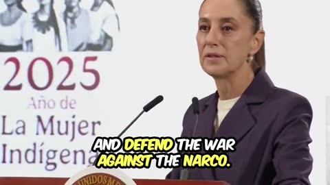Mexican President Claudia Sheinbaum just said fighting a war against drug cartels is unlawful