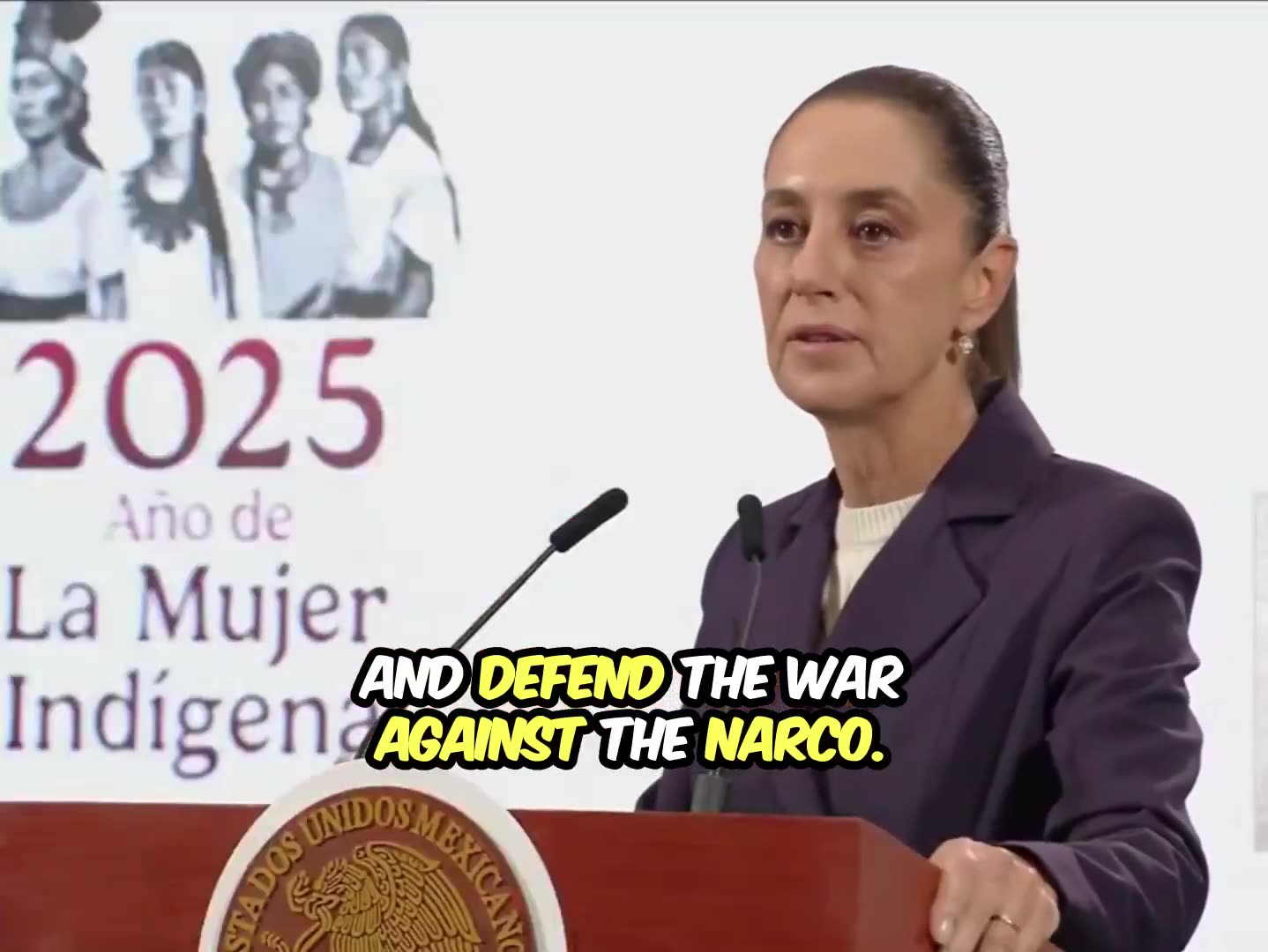 Mexican President Claudia Sheinbaum just said fighting a war against drug cartels is unlawful