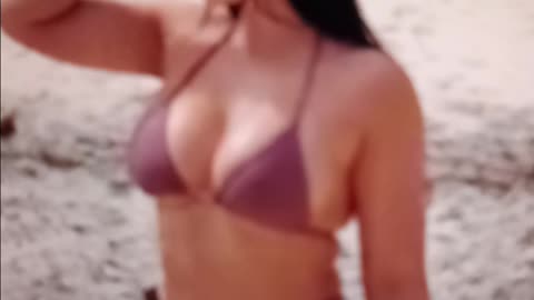 Swimsuit fit check