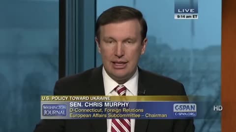 In 2014, Sen Chris Murphy bragged about the USA successfully overthrowing Ukraine's government