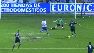 Guti's unforgettable assist with the 'rearview mirror'