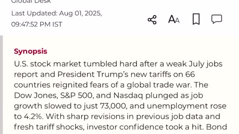 Economic destruction is at hand…
