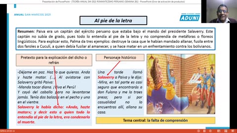 ANUAL ADUNI 2021 | Semana 28 | Literatura S1