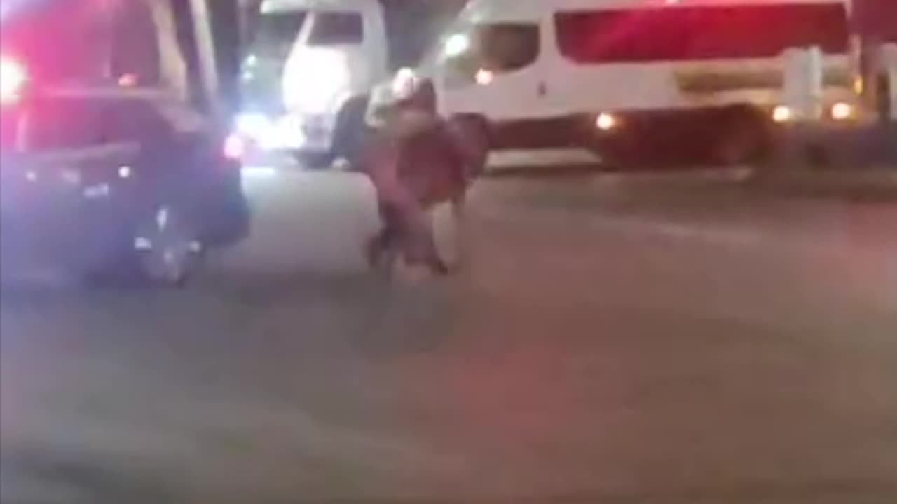 When the perp has four legs and a bad attitude!