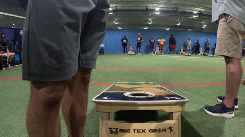7.24.25 TCL NTC Cornhole A league week 6 - Match 1, game 1