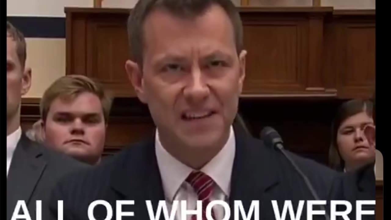 Peter Strzok Crossfire Hurricane