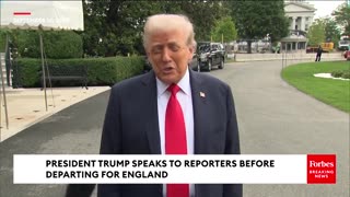 Trump Takes Questions About FBI and Kirk Investigation