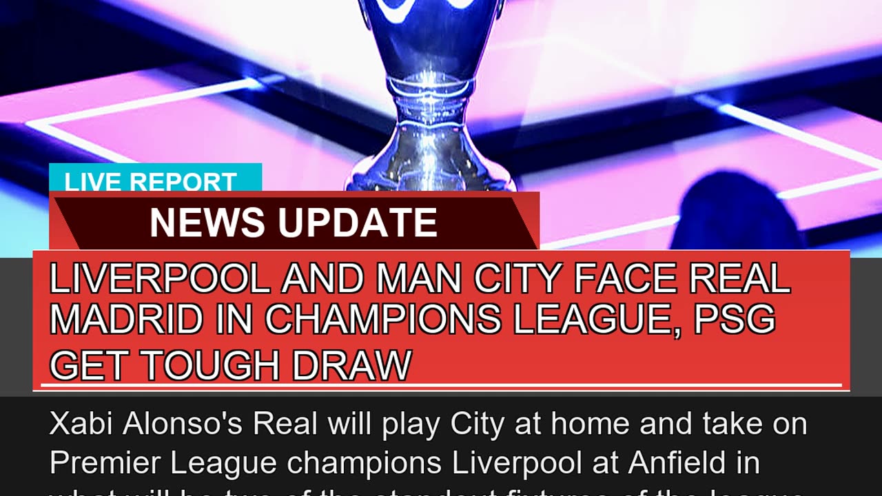 Liverpool and Man City Face Real Madrid in Champio
