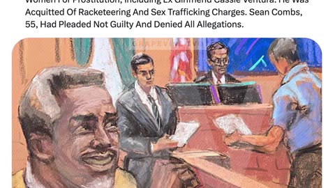 Sean Diddy Combs convicted of 2 prostitution charges, acquitted of racketeering and sex trafficking.