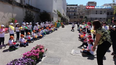 Andria: inaugurato il nuovo giardino presso la scuola "Rodari" in occasione di "Aule Aperte"