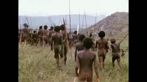 West Papua Tribal War (Original Footage 1963)