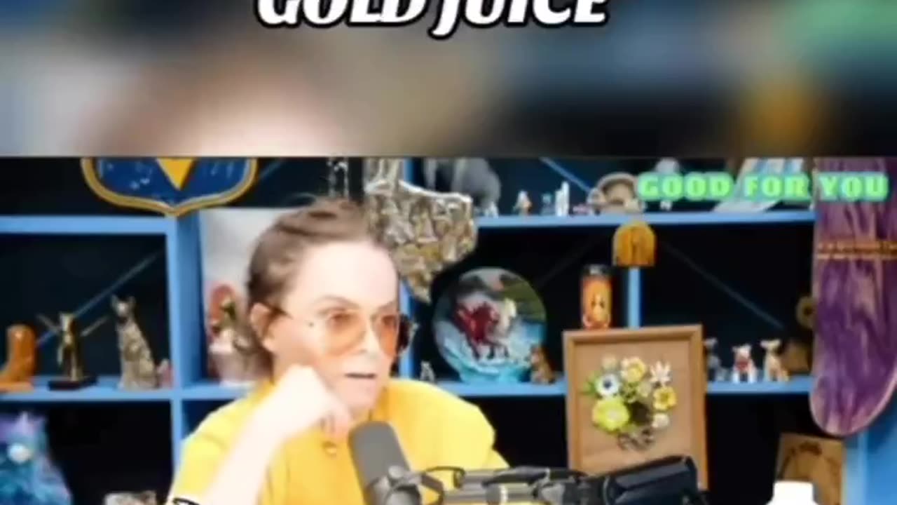 What is the golden juice that she was talking about?
