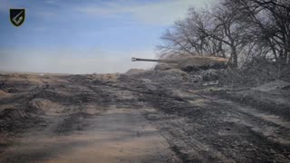 A combat deployment of the AS-90 self-propelled artillery system from the 117th