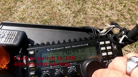 KX3 QRP MFJ 1899t Antenna Coast to Coast