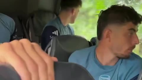 New Arsenal Signing Christian Norgaard Falls Asleep on Team Bus with Music Blaring