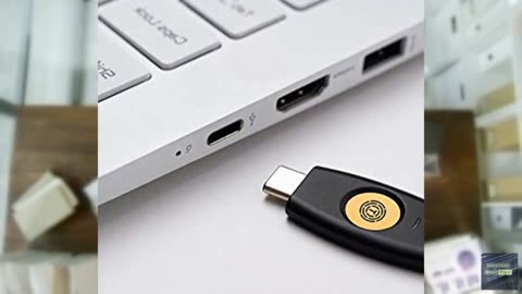 FIDO2 U2F Security Key Passkey Two-Factor Authentication (2FA) USB Key PIN+Touch