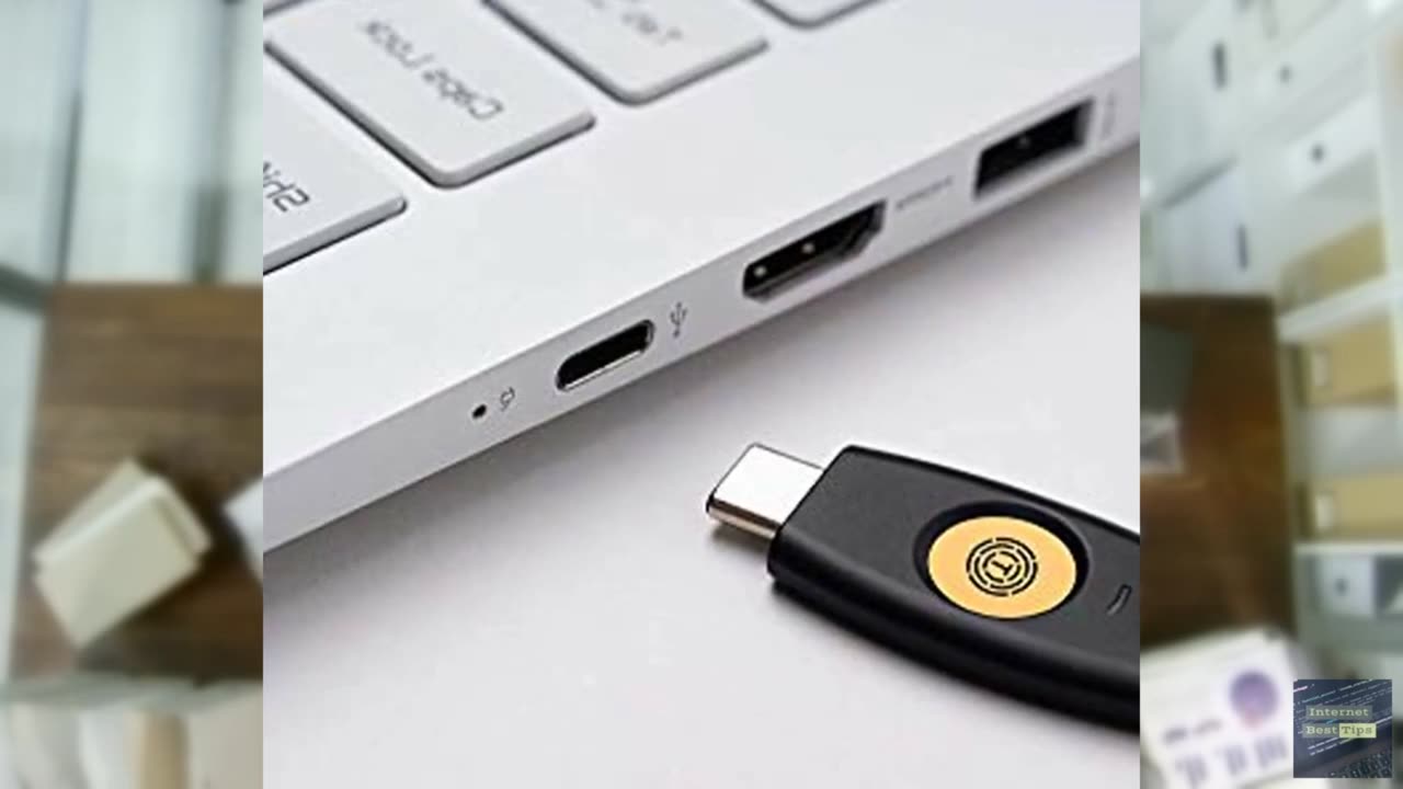 FIDO2 U2F Security Key Passkey Two-Factor Authentication (2FA) USB Key PIN+Touch