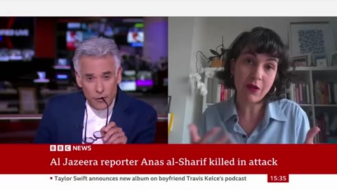 Protests over Israel's killing of journalists in Gaza | BBC News