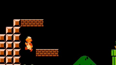 Super Mario Bros. NES: all 🪙 in World 5-3 Unlocks 1UP 🍄 in World 6-1