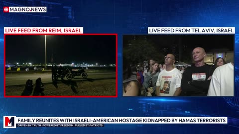 Family Reunites with Israeli-American Hostage Kidnapped by Hamas Terrorists in Reim, Israel [LIVE]