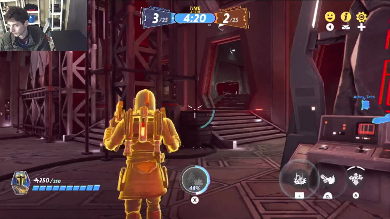 Star Wars Hunters Squad Brawl Online Multiplayer Match #10 - Playing As Aran Tal The Mandalorian