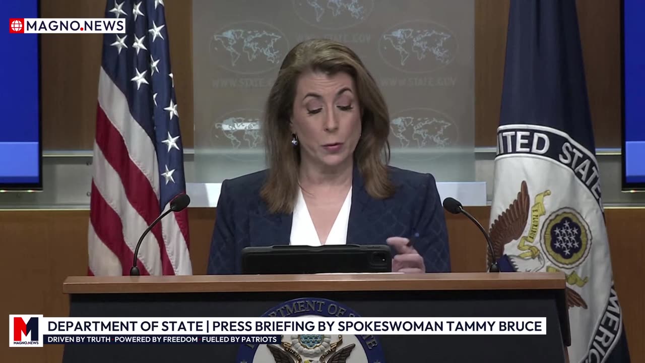 🇺🇸 Department of State | Tammy Bruce Delivers Updates on Secretary Marco Rubio's Agenda [LIVE]