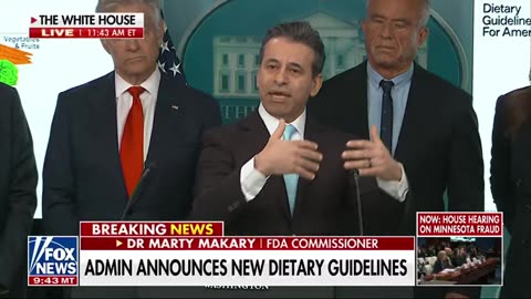 FDA administrator Marty Makary BOMBS corporate food companies