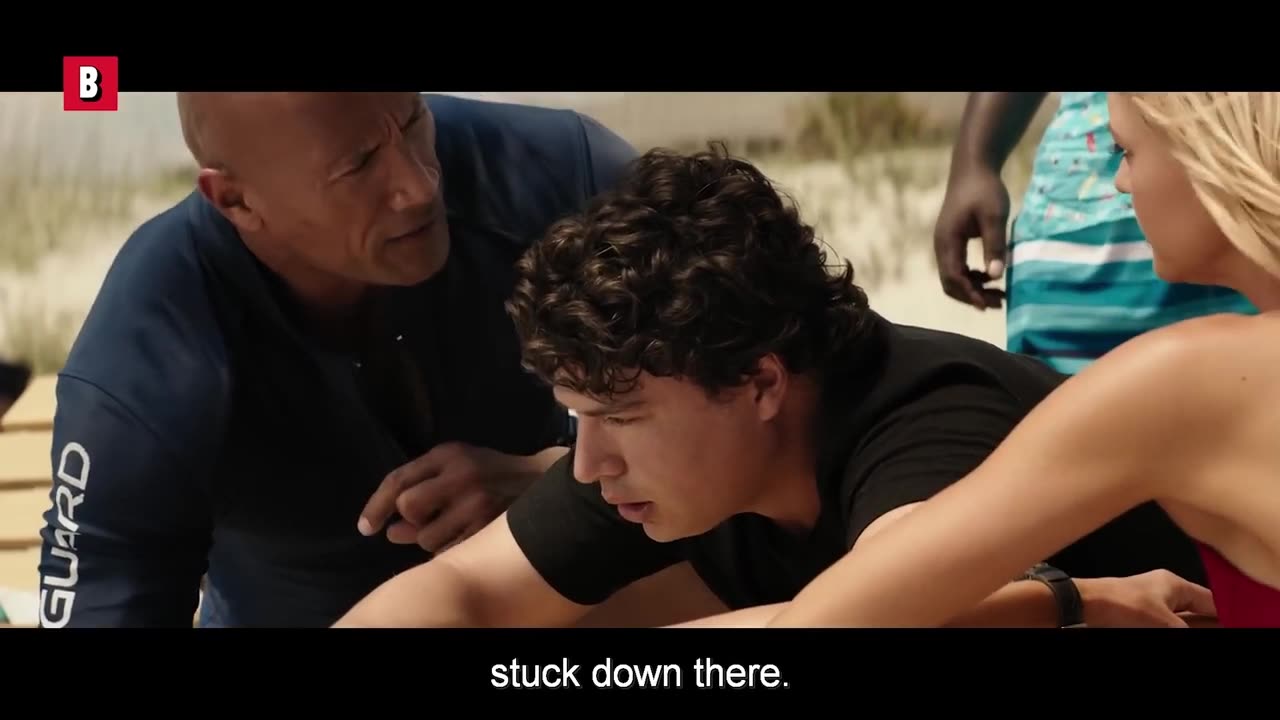 "Think about things that get you soft" | Baywatch | CLIP