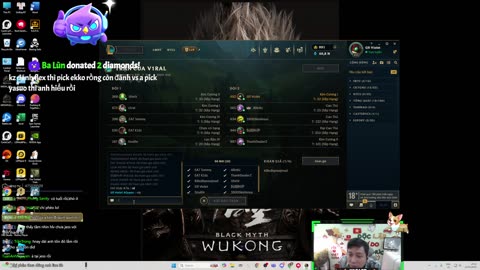 a Tôn cay blame đồng đội khi bị thua game