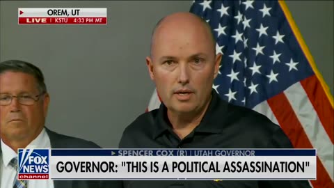 Utah Gov. Cox on the Political Assassination of Charlie 🚨 WE WILL FIND YOU