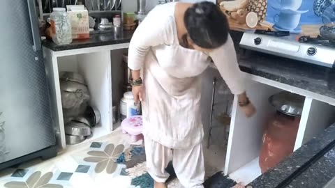 Cleaning my floor washroom at home today vlog
