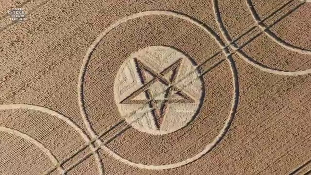 Crop Circle | 12 juillet 2025 | Ludwell, Wiltshire | Crop Circles vus du ciel
