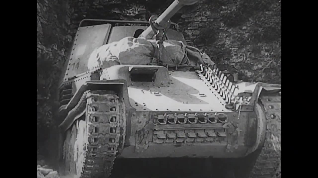 Marder III Ausf. M tank destroyer emerges from its lair to engage Allied forces in Italy in 1944