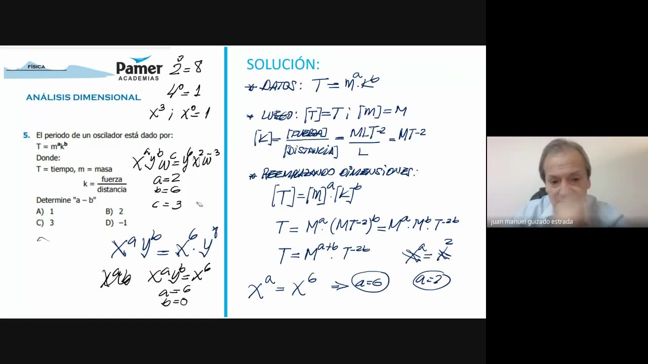 PAMER SEMESTRAL 2023 | Semana 01 | Física: Análisis Dimensional