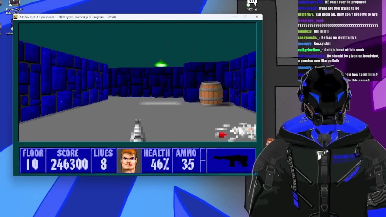 Rip and Tear these unholy men! (Wolfenstein 3D Prt 3) #Vtuber !discord !socials🔴Pardner Push)