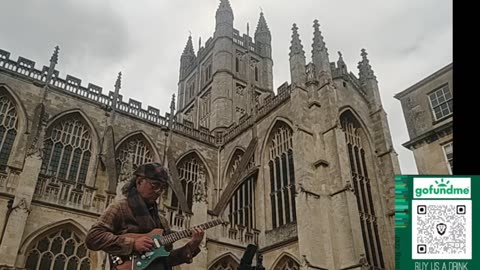 Jazz Nano Street Edition: Busking in Bath, England: 2025 Tour in UK