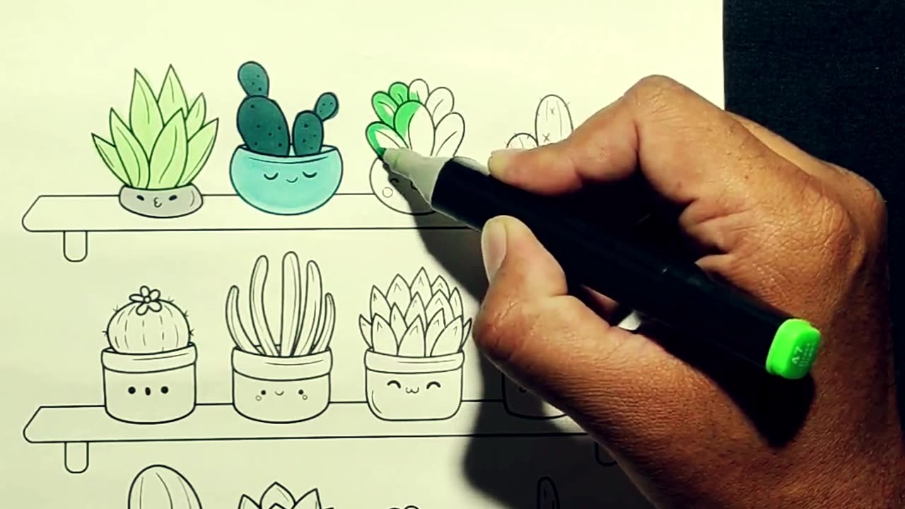 Satisfying Coloring Videos | Relaxing Coloring Videos | How To Color | 022 #coloring #satisfying